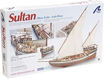 Artesania 22165 1/60 Sultan Arab Dhow Wood Model Ship Kit Artesania WOODEN MODELS