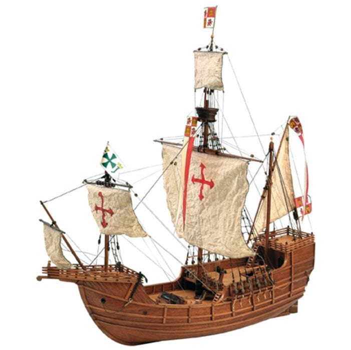 Artesania 22411 1/65 Santa Maria Columbus Flag Ship 1492 Wood Model Ship Kit Artesania WOODEN MODELS