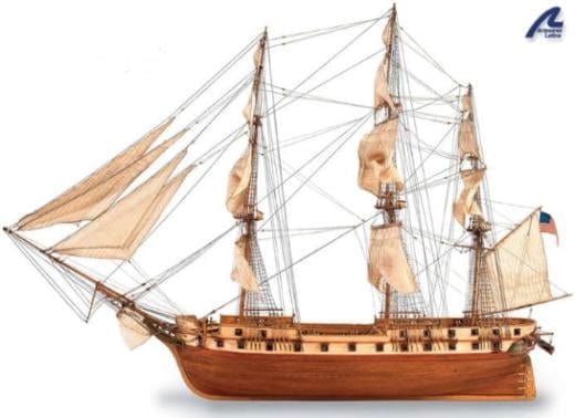 Artesania 22850 1/85 Frigate USS Constellation Wood Model Ship Kit Artesania WOODEN MODELS