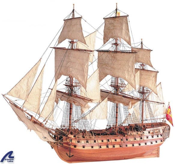 Artesania 22860 1/90 San Juan Nepomuceno Wood Model Ship Kit Artesania WOODEN MODELS