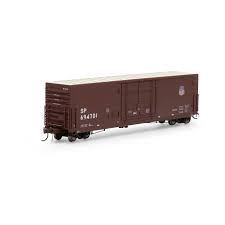 Athearn Genesis HO 50ft PC&F SS Box w/14ft Plug Door, UP/SP #694701 - Hobbytech Toys
