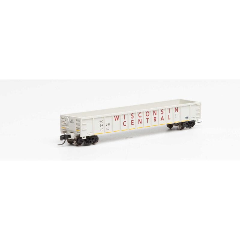 Athearn N 52ft Mill Gondola, Wisconsin Central #54241 - Hobbytech Toys