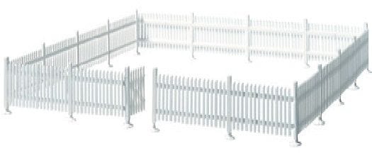 Atlas 776 HO Picket Fence & Gate - 72inch - Hobbytech Toys