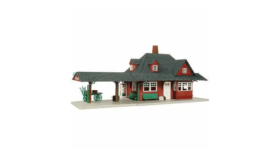 Atlas MRR HO Passenger Station - Kit - 4-1/8 x 9in 10.3 x 22.5cm Atlas MRR TRAINS - HO/OO SCALE