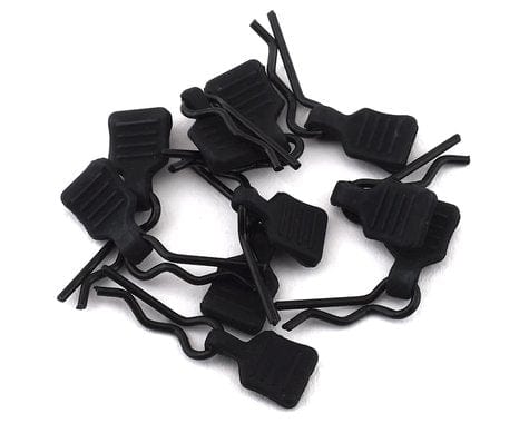 Axial 3mm Body Clip w/ Black Tabs, 10pcs, SCX24 Axial Racing RC CARS - PARTS