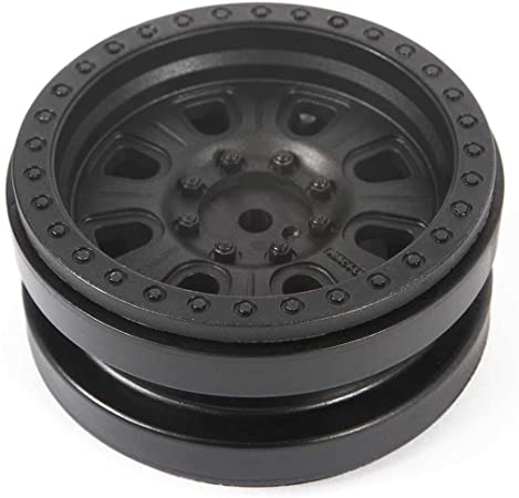 Axial AXI43004 1.9 3 Piece Raceline Monster Beadlock Wheels Black (2pcs) Axial Racing RC CARS - PARTS