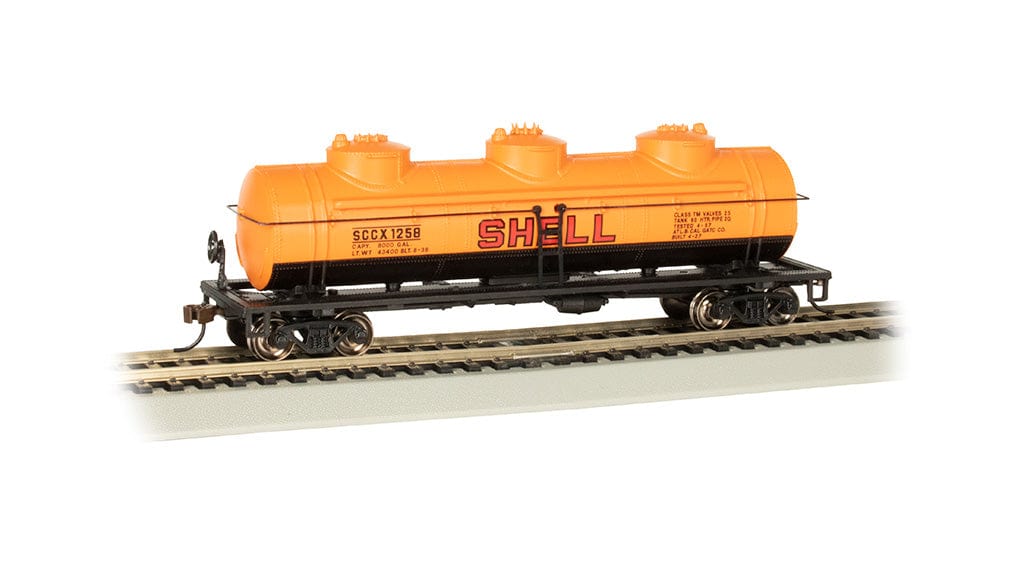 Bachmann 17107 HO 40ft Three-Dome Tank Car - Shell #1258 Bachmann TRAINS - HO/OO SCALE