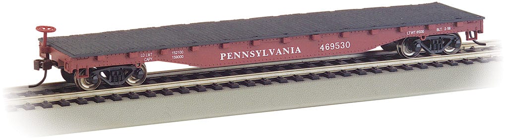 Bachmann 17314 HO 52ft Flat Car - Pennsylvania Bachmann TRAINS - HO/OO SCALE