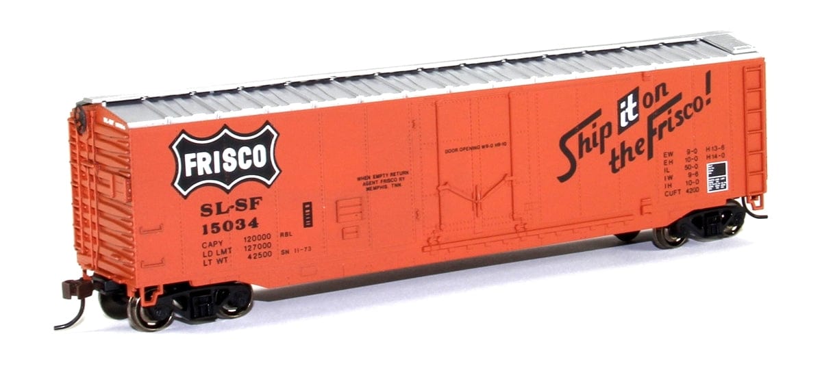 Bachmann 18025 HO 50ft Plug-Door Box Car - Frisco Bachmann TRAINS - HO/OO SCALE