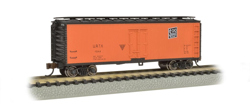 Bachmann 19851 N 40ft Wood Reefer - Ready to Run - Soo Line URTX (orange, black) - Hobbytech Toys