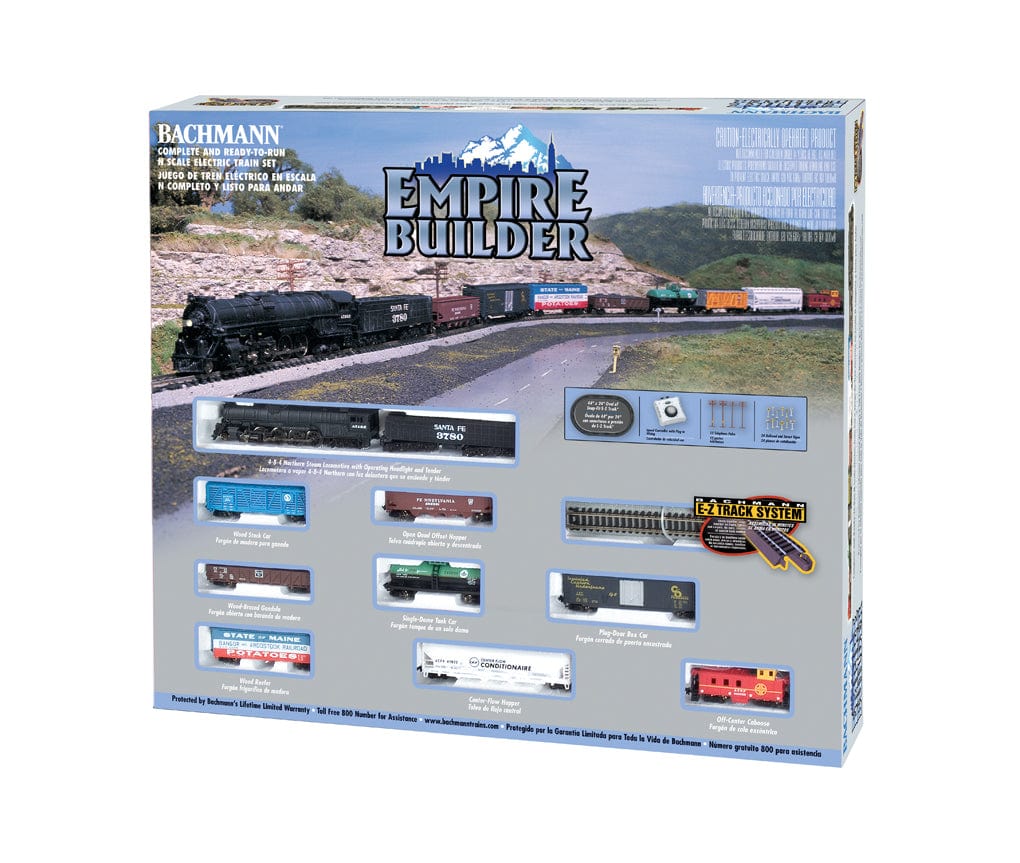 Bachmann 24009 N Empire Builder Train Set - Hobbytech Toys