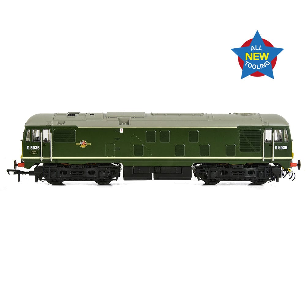 Bachmann 32-415 OO Class 24/0 D5036 Disc Headcode BR Green (Small Yellow Panels) Bachmann Branchline TRAINS - HO/OO SCALE