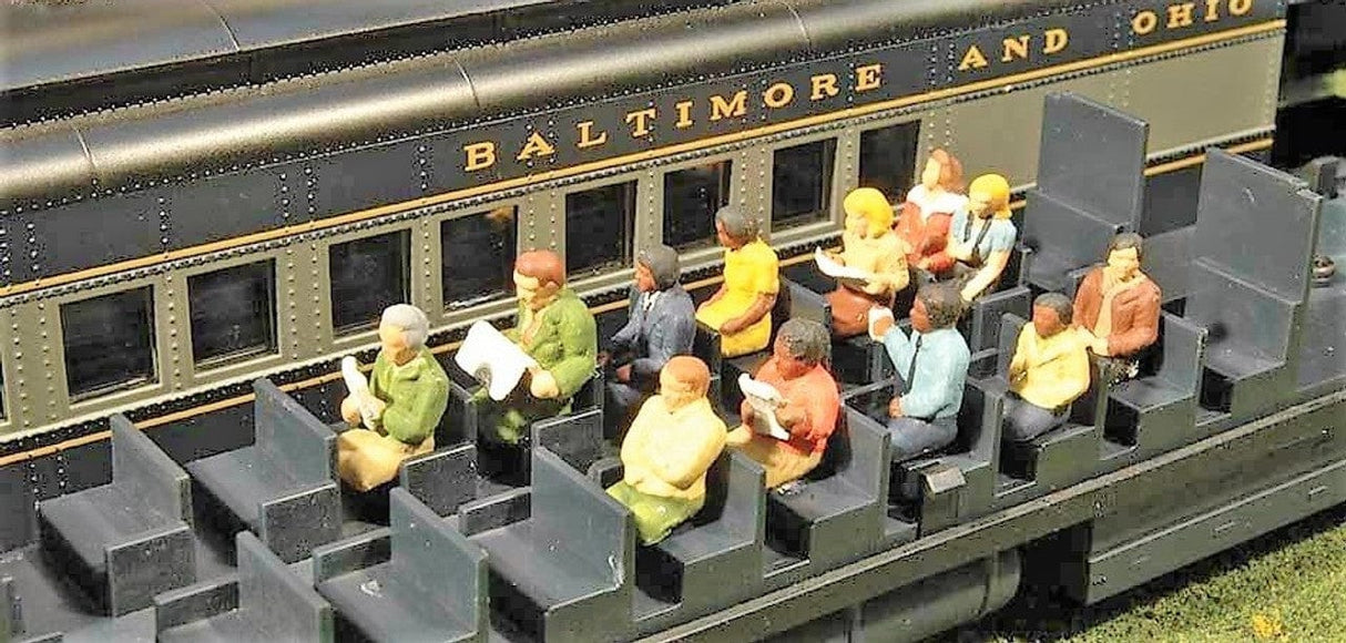 Bachmann 33115 HO Waist-Up Seated Passengers (12pcs) - Hobbytech Toys