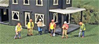 Bachmann 33116 HO Civil Engineers - SceneScapes(TM) - pkg(6) - Hobbytech Toys