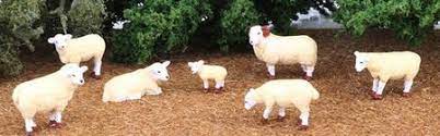 Bachmann 33122 HO Sheep (7pcs) - Hobbytech Toys