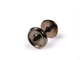 Bachmann 36-034 Brass Turned Wagon Disc Brake Wheels (x10) Bachmann Branchline TRAINS - HO/OO SCALE