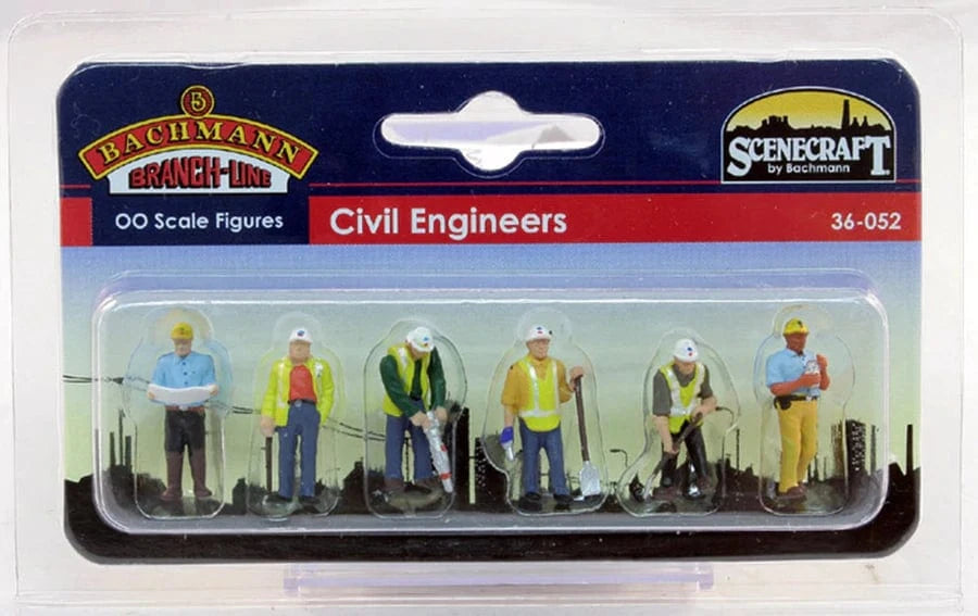 Bachmann 36-052 OO Civil Engineers Figures - Hobbytech Toys