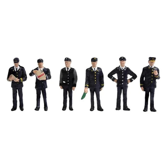 Bachmann 36-405 OO 1960s/70s Station Staff Figures - Hobbytech Toys
