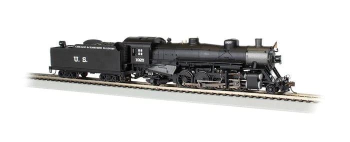 Bachmann 54308 HO USRA Light 2-8-2 Mikado with Medium Tender - Sound & DCC - Chicago & Eastern Illinois 1925 - Hobbytech Toys