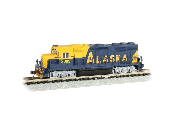 Bachmann 63569 N EMD GP40 - Standard DC - Alaska Railroad #3009 (blue, yellow) - Hobbytech Toys