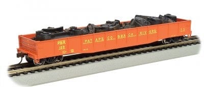 Bachmann 71910 HO 50ft6 Drop-End Gondola - Patapsco & Back Rivers W/Load Bachmann TRAINS - HO/OO SCALE