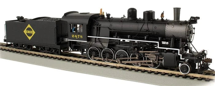 Bachmann 85402 HO Baldwin 2-10-0 Russian Decapod - WowSound(R) and DCC - Spectrum(R) - Erie #2478 (black, graphite, yellow) - Hobbytech Toys