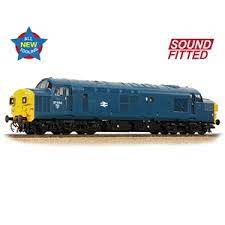 Bachmann Branchline OO 35-301SF Class 37/0 Split Headcode 37034 BR Blue (DCC & Sound) - Hobbytech Toys