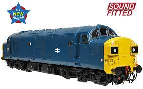 Bachmann Branchline OO 35-301SF Class 37/0 Split Headcode 37034 BR Blue (DCC & Sound) - Hobbytech Toys