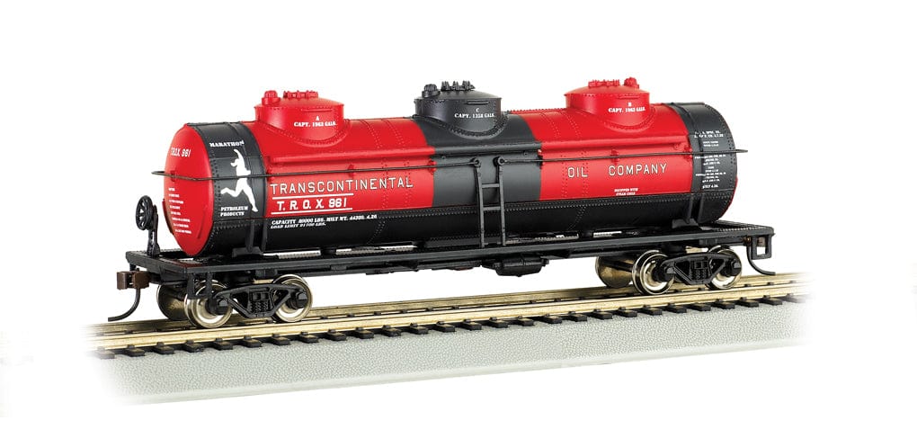 Bachmann HO 40 3-Dome Tank Trans Oil Company Bachmann TRAINS - HO/OO SCALE
