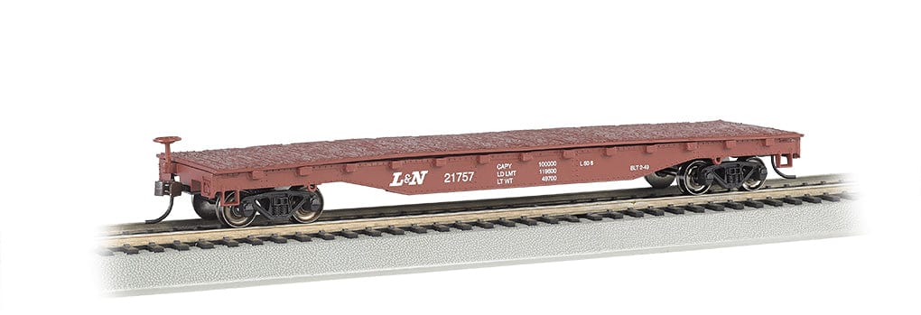 Bachmann HO 52ft Flat Car L&N Bachmann TRAINS - HO/OO SCALE