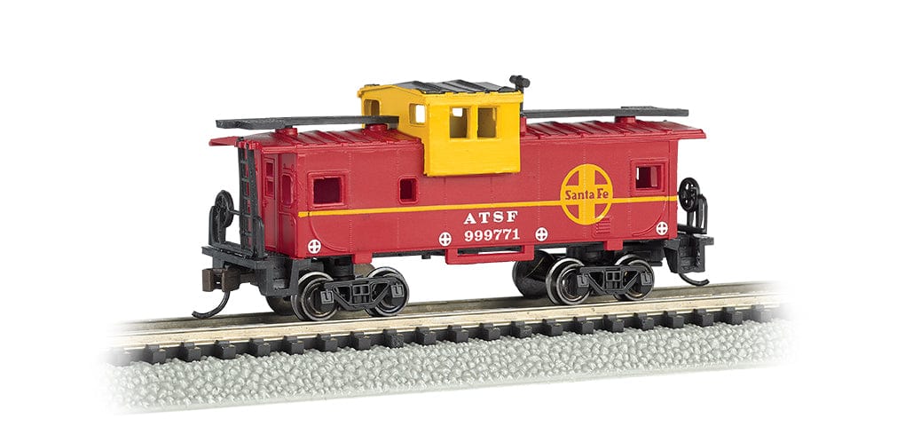 Bachmann N 36ft Wide Vision Caboose SF Bachmann TRAINS - N SCALE