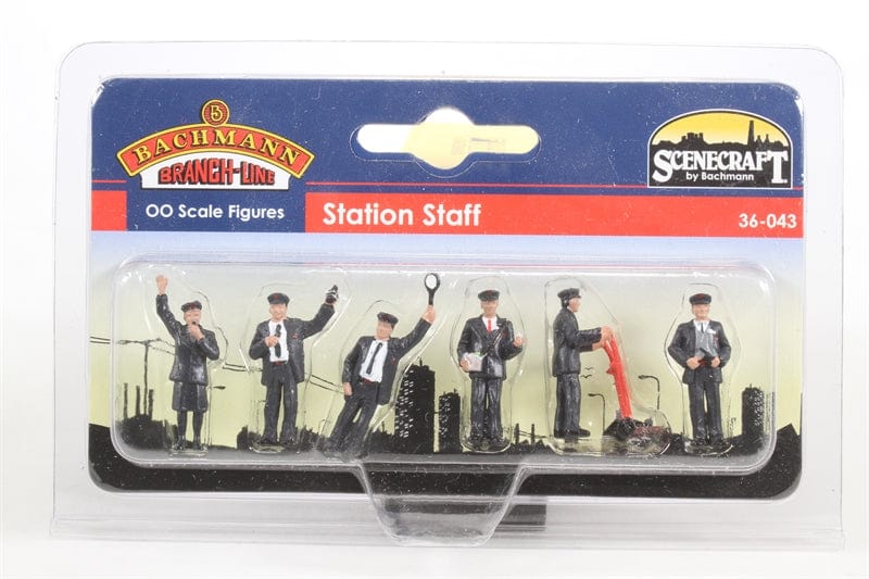 Bachmann OO 36-043 Station Staff Figure Set Bachmann Branchline TRAINS - HO/OO SCALE