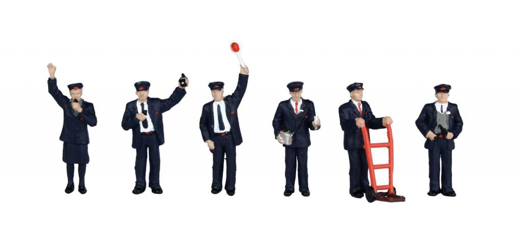Bachmann OO 36-043 Station Staff Figure Set Bachmann Branchline TRAINS - HO/OO SCALE