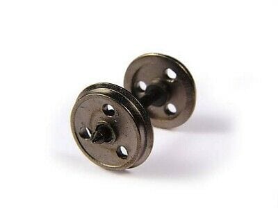 Bachmann OO Metal 3-Hole Wagon Wheels (10) Bachmann Branchline TRAINS - HO/OO SCALE