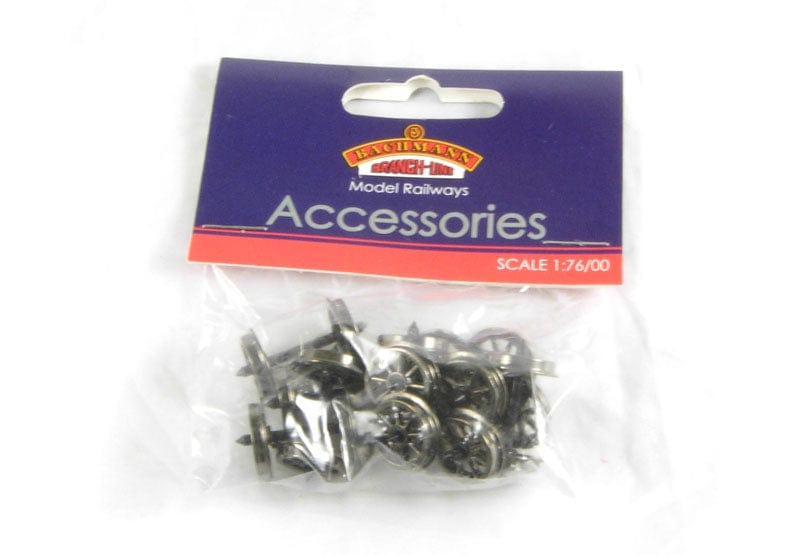 Bachmann OO Metal Spoked Wagon Wheels (10) Bachmann Branchline TRAINS - HO/OO SCALE