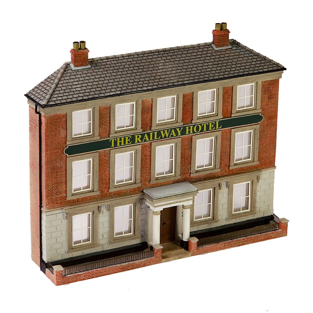 Bachmann Scenecraft 44-214 OO Low Relief Railway Hotel - Hobbytech Toys