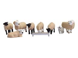 Bachmann Scenecraft OO 36-083 Sheep (9) - Hobbytech Toys
