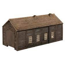 Bachmann Scenecraft OO 44-096 Single Road Engine Shed - Hobbytech Toys