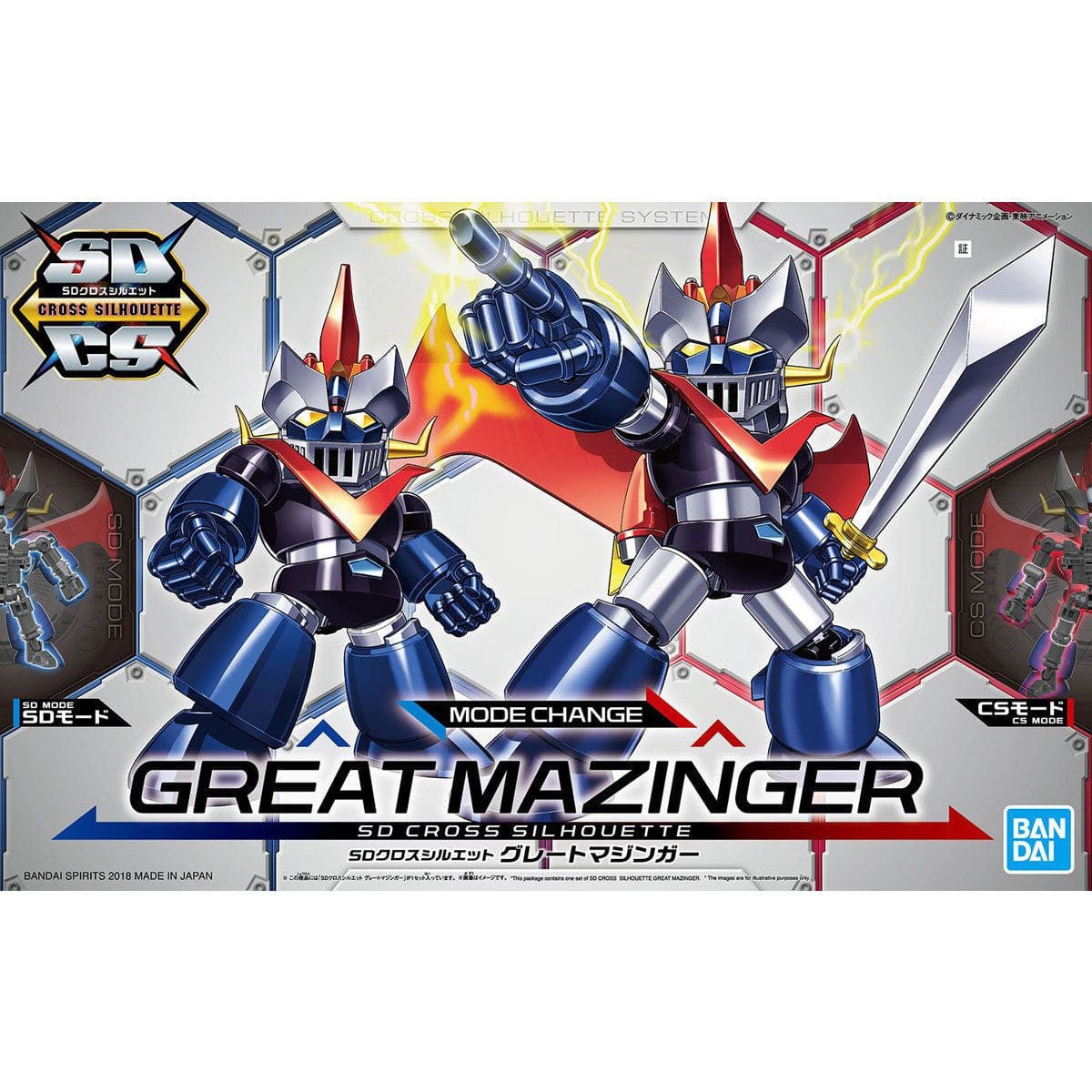 Bandai 50555751 SD Cross Silhouette Great Mazinger Bandai GUNDAM