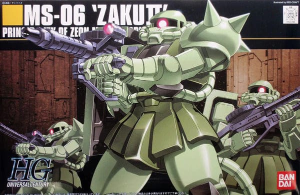 Bandai 5057392 1/144 MS-06 HGUC Zaku II Bandai GUNDAM