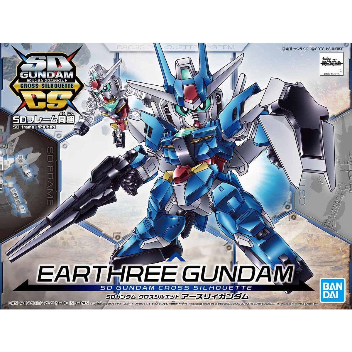 Bandai 5059124 SDCS Earthree Gundam Bandai GUNDAM