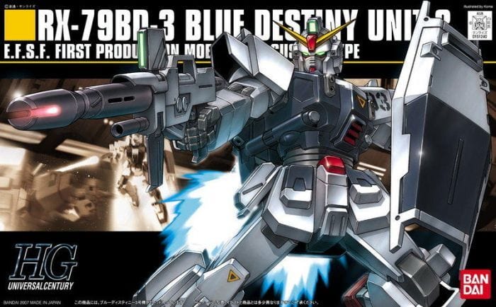 Bandai 5060974 1/144 HGUC RX-79BD-3 Blue Destiny Unit 3 Bandai GUNDAM