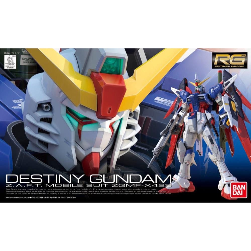 Bandai 5061616 RG 1/144 Destiny Gundam - Hobbytech Toys