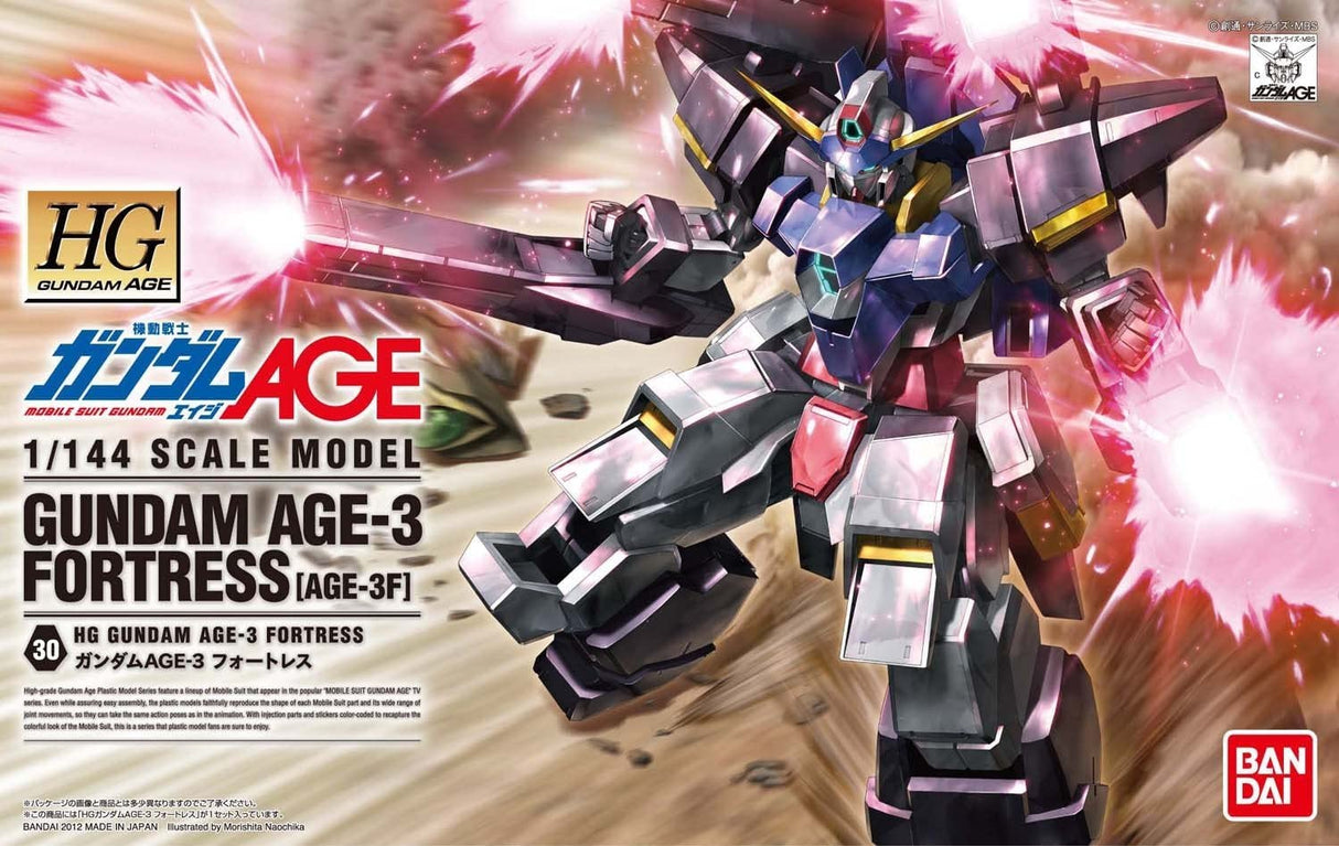 Bandai 5062832 HG 1/144 Gundam Age-3 Fortress Plastic Model Kit - Hobbytech Toys