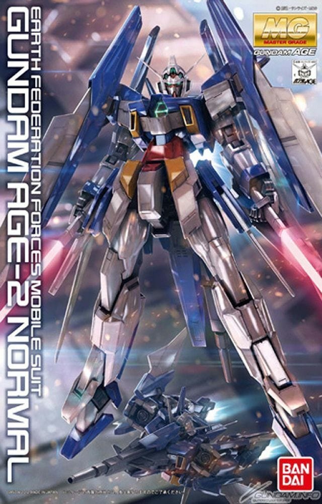 Bandai 5062843 MG 1/100 Gundam Age-2 Normal Plastic Model Kit - Hobbytech Toys