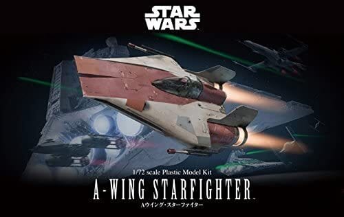 Bandai 5063827 1/72 Star Wars A-Wing Starfighter Plastic Model Kit - Hobbytech Toys