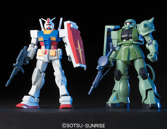 Bandai G0164268 1/144 HGUC Gunpla Starter Set Bandai GUNDAM