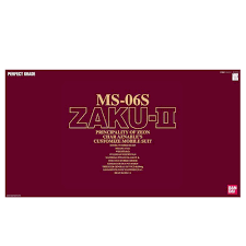 Bandai PG 1/60 MS-06S Zaku II Char Custom Model Kit - Hobbytech Toys