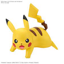 Bandai Pokemon Model Kit Qucik!! 03 PIKACHU (Battle Pose) Bandai GUNDAM