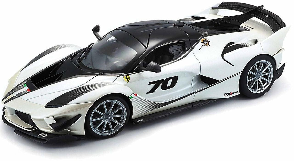 Bburago 1/18 Ferrari FXX K Evo No.70 Assorted Colours (1) BBurago DIE-CAST MODELS